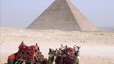 Kim tự tháp Khufu ở Giza, Ai Cập. Ảnh minh họa: THX/TTXVN