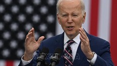 Tổng thống Mỹ Joe Biden phát biểu tại Durham, Bắc Carolina. Ảnh tư liệu: AFP/TTXVN