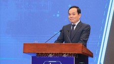 Phó Thủ tướng Trần Lưu Quang phát biểu chỉ đạo. Ảnh: Minh Quyết/TTXVN