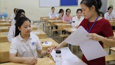 Tuyển sinh vào lớp 10 THPT công lập không chuyên tại Hà Nội năm học 2023-2024. Ảnh tư liệu: Thanh Tùng/TTXVN