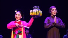 Nhân vật Thị Mầu, Thị Kính trong vở chèo cổ Quan Âm Thị Kính. Ảnh: ĐHSKĐA