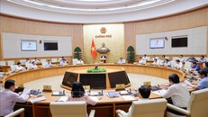 Phiên họp Chính phủ chuyên đề về xây dựng pháp luật tháng 6 năm 2024, ngày 13/6/2024. Ảnh: Dương Giang/TTXVN