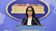 Người Phát ngôn Bộ Ngoại giao Việt Nam Phạm Thu Hằng. (Ảnh: TTXVN phát)