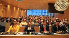 Đoàn Việt Nam do Thứ trưởng Bộ Khoa học và Công nghệ Bùi Thế Duy dẫn đầu, tham dự Kỳ họp. 