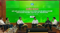 Kết nối sản phẩm khoa học và công nghệ ngành nông nghiệp với doanh nghiệp, hợp tác xã, người dân