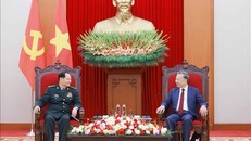 Tổng Bí thư Tô Lâm tiếp Phó Chủ tịch Quân ủy Trung ương Trung Quốc
