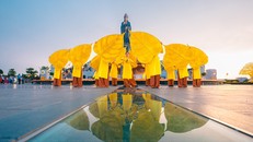 Nhiều di sản văn hoá được trình diễn tại núi Bà Đen. Ảnh: Sun World Ba Den Mountain