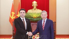 Tổng Bí thư Tô Lâm tiếp Chủ tịch Quốc hội Armenia