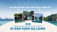 Vịnh Hạ Long: Sức sống bền vững của di sản thế giới 30 năm tuổi - Bài 2:Phát huy giá trị cốt lõi của di sản Vịnh Hạ Long
