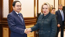Chủ tịch Quốc hội Trần Thanh Mẫn gặp Chủ tịch Hội đồng Liên bang Nga và Chủ tịch Hạ viện Ấn Độ
