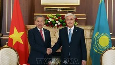 Tổng Bí thư Tô Lâm và Phu nhân bắt đầu thăm cấp Nhà nước Cộng hòa Kazakhstan