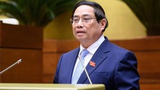 Thủ tướng Phạm Minh Chính chủ trì Phiên họp Chính phủ thường kỳ tháng 4 năm 2025. 