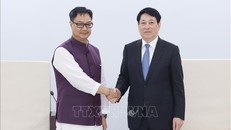 Chủ tịch nước tiếp Bộ trưởng các vấn đề Nghị viện và Dân tộc thiểu số Ấn Độ