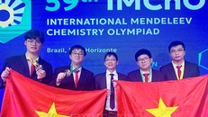 4 học sinh Việt Nam giành huy chương tại "Kỳ thi Hóa học khó nhất hành tinh"