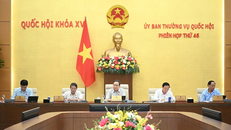 Chủ tịch Quốc hội Trần Thanh Mẫn chủ trì phiên họp. 