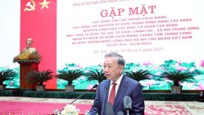 Tổng Bí thư Tô Lâm phát biểu.