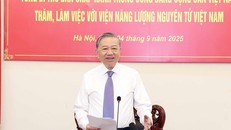 Tổng Bí thư Tô Lâm phát biểu.