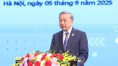 Tổng Bí thư Tô Lâm phát biểu. 