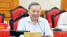 Tổng Bí thư Tô Lâm phát biểu.