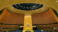 Toàn cảnh một phiên họp Đại hội đồng Liên hợp quốc tại New York (Mỹ). 