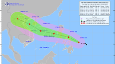 Hướng đi của cơn bão.
