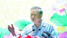 Tổng Bí thư Tô Lâm phát biểu.