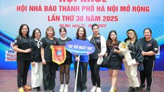 25 đoàn vận động viên tranh tài tại Hội khỏe Hội Nhà báo TP Hà Nội mở rộng lần thứ 30