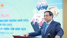 Thủ tướng Phạm Minh Chính phát biểu chỉ đạo Hội nghị triển khai nhiệm vụ trọng tâm năm 2026 ngành công thương. 