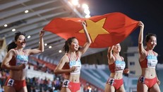 Hoàng Thị Minh Hạnh, Lê Thị Tuyết Mai, Nguyễn Thị Hằng, Nguyễn Thị Ngọc đã xuất sắc giành HCV nội dung 4x400m tiếp sức nữ.