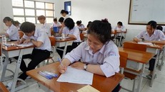 Thí sinh dự thi học sinh giỏi. 
