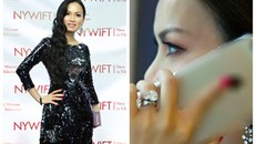 Em gái tỷ phú Cẩm Ly xuất hiện với nhẫn kim cương hơn 20 tỷ