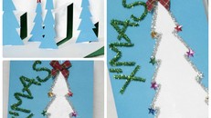 Tự làm thiệp Giáng sinh ấn tượng tặng bạn bè chỉ trong 3 phút