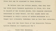 Thư của Mao Trạch Đông gửi chính trị gia Anh giá 1 triệu USD