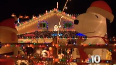 Xây nhà phát sáng đón Giáng sinh cùng bố mẹ trên thiên đường