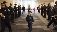 Bé 7 tuổi trở thành cảnh sát trưởng trong 1 ngày