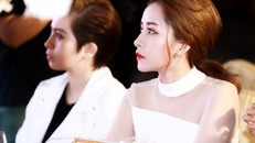 Chi Pu hóa quý cô quyến rũ tại sự kiện mừng Hồ Ngọc Hà