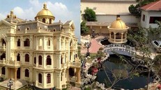 Biệt thự dát vàng 9999 kiểu hoàng gia ở Thái Nguyên gây choáng