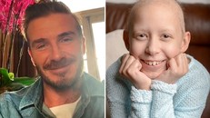 Clip: David Beckham gửi lời động viên đến bé gái bị ung thư máu