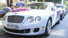 Chồng đại gia của Trang Nhung lái siêu xe trong lễ ăn hỏi