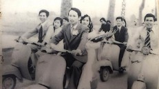 Màn rước dâu hoành tráng toàn xe vespa ở Hà Nội xưa