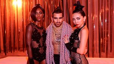 Ảnh 'nóng bỏng' của Tóc Tiên với Quán quân Next Top Model Mỹ