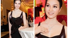 MC Thanh Mai mang trang sức kim cương 2 tỷ đi sự kiện