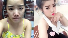 Cô gái quyết định lộ mặt mộc vì không muốn lừa dối bạn trai