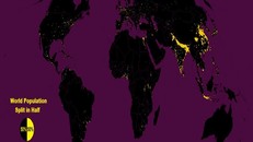 Một nửa dân số thế giới chỉ đang sống trong 1% diện tích Trái Đất