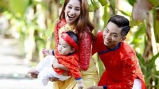 Phan Hiển chăm sóc Khánh Thi trong hậu trường chụp ảnh