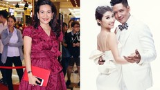 Bà xã Bình Minh vui vẻ đến dự 'đám cưới' của chồng và Diễm My 9X