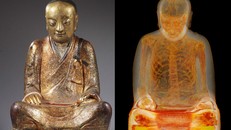 Phát hiện xác ướp bên trong tượng Phật nghìn năm tuổi