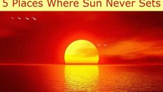 5 địa điểm mặt trời không bao giờ lặn trên thế giới