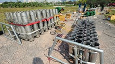 Trận địa pháo hoa lớn nhất đêm giao thừa ở Hà Nội