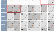 Lịch nghỉ lễ Giỗ tổ Hùng Vương và 30/4, mùng 1/5 năm nay